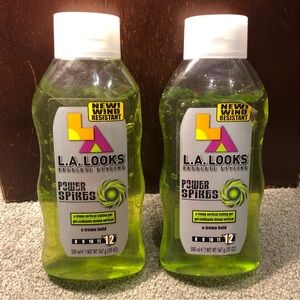 X2 LA Looks Absolute Styling Max Power Spikes Level 12 Hold Hair Gel, 20oz